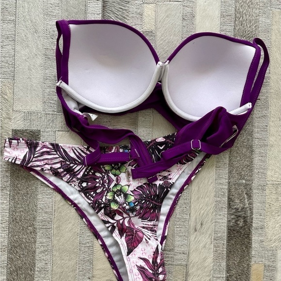 Three Piece Swimwear! Yellow or Purple! - Picture 4 of 10